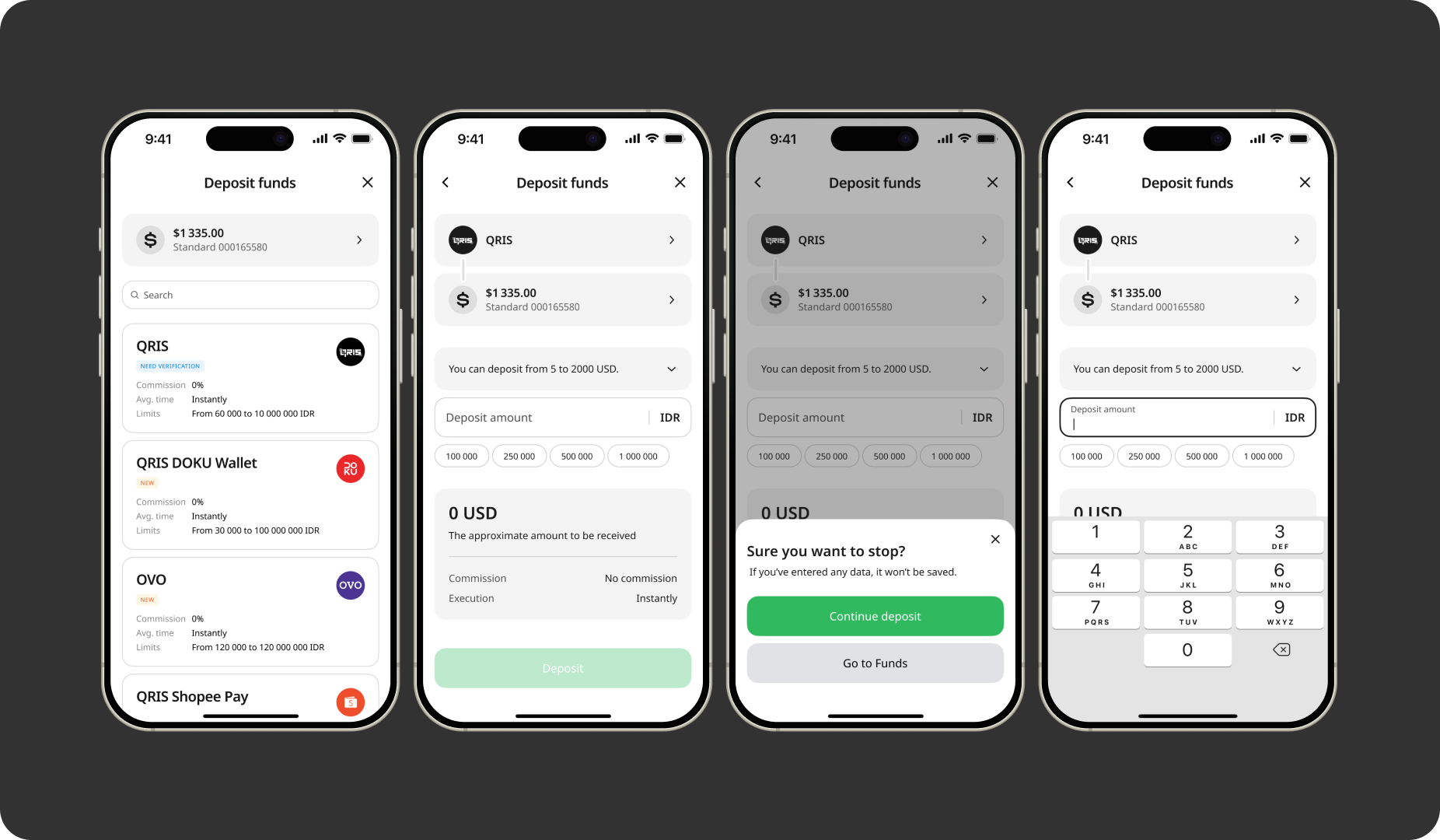 Billing — payment methods