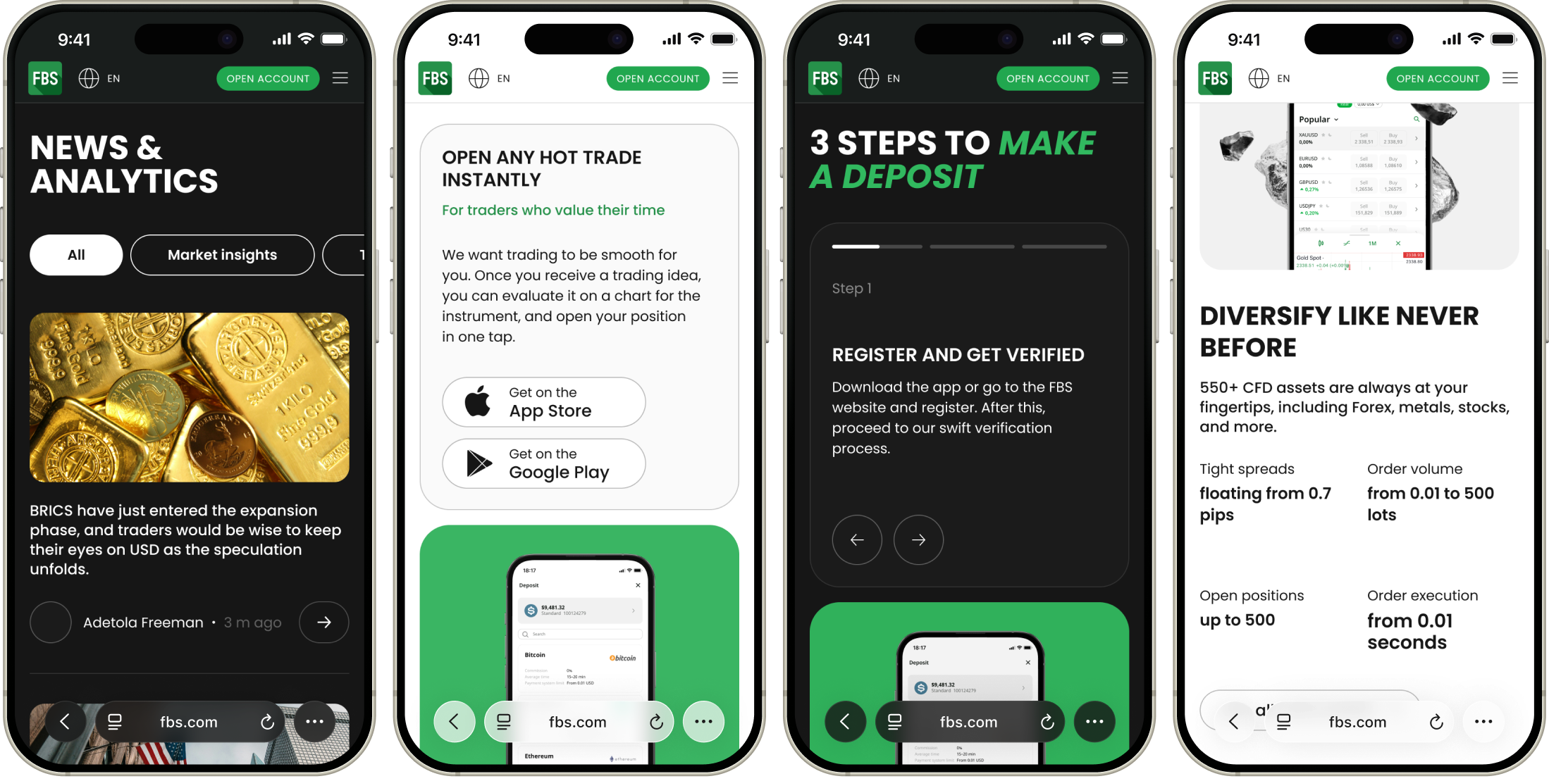 FBS — mobile screens