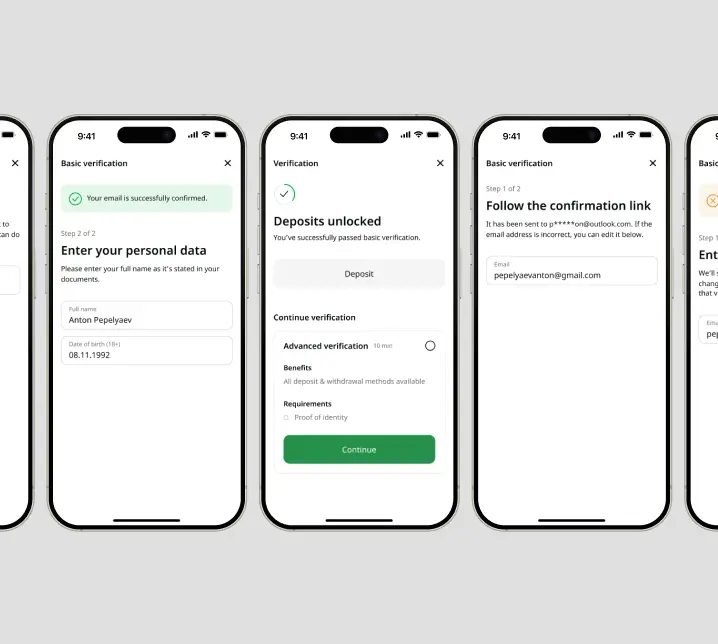 FBS multi-level verification system